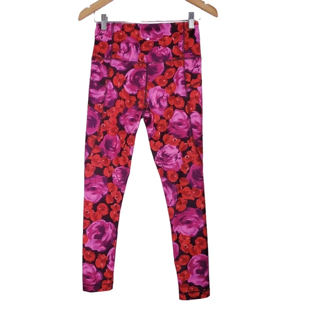 Kate‎ Spade Electric Rose Studio Legging Floral Small Multicolor